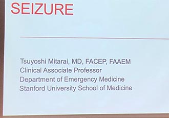 スタンフォード大学・御手洗教授の講義の様子