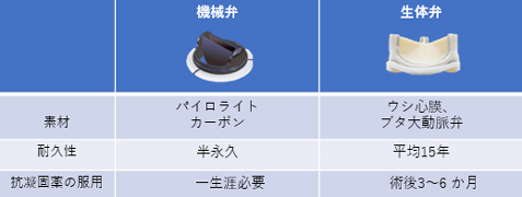 3.2種類の人工弁を比べてみよう
