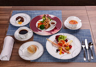 人間ドック後の洋食（一例）